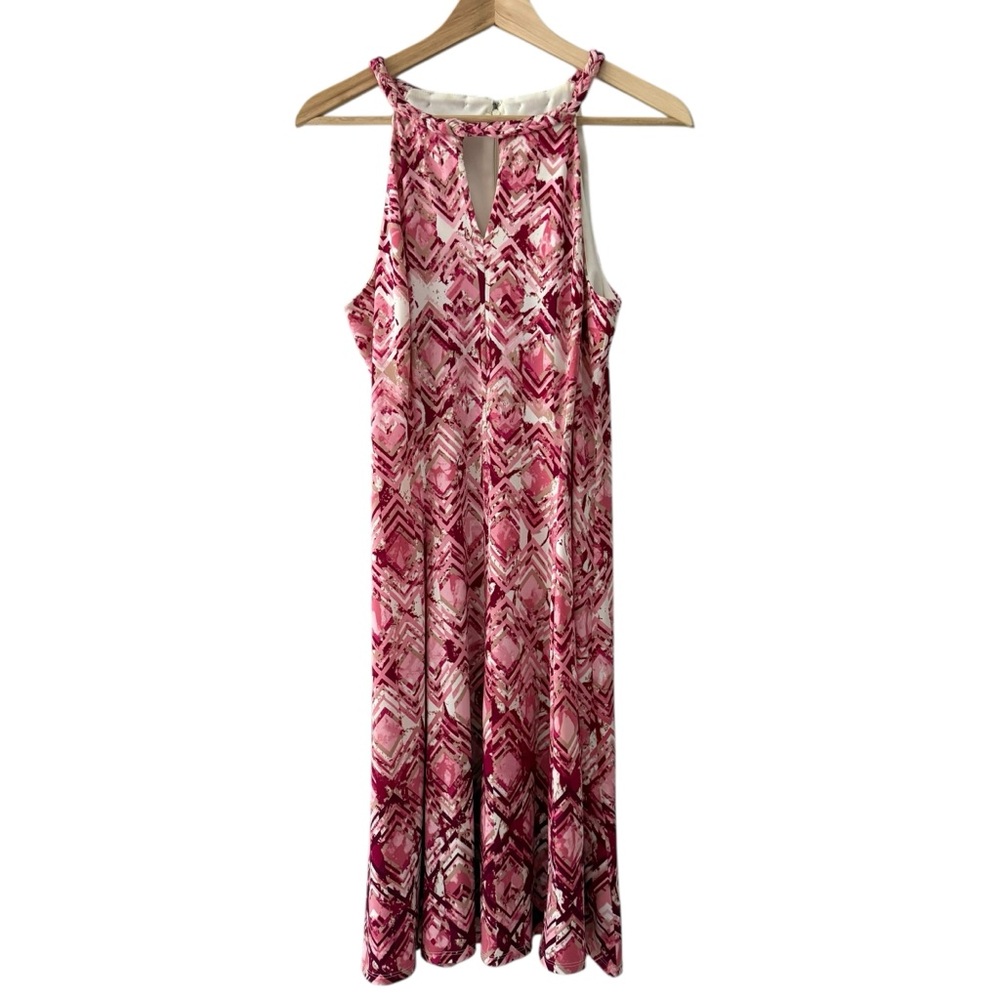 Wisp Sleeveless Jersey Dress Pink Size 10